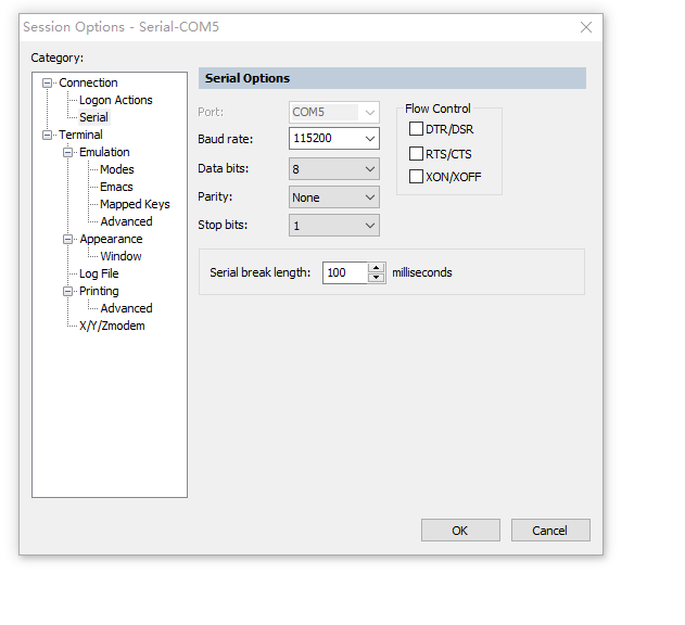 V5串口配置截图